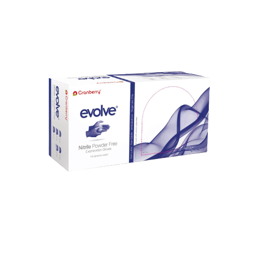 دستکش کرنبری مدل evolve سایز S بسته 100 عددی